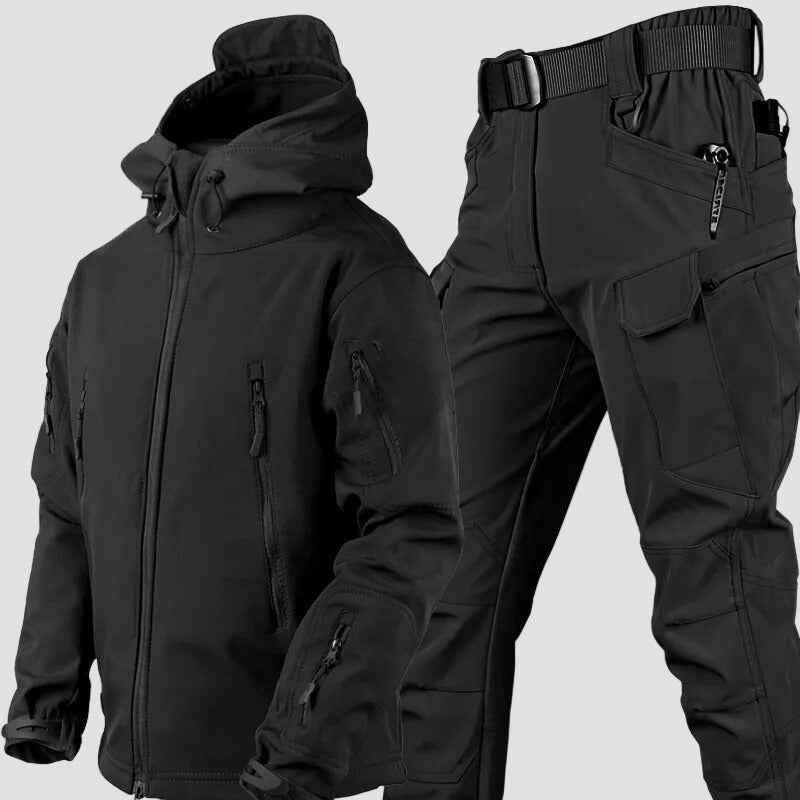 Outdoor Set Heren Jas + Broek Waterafstotend Fleece 0