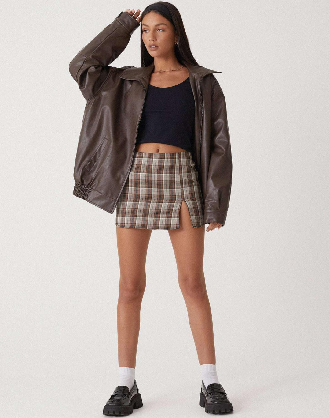 Jas - Oversized Imitatieleer Luchtige Pasvorm Met Voering 3