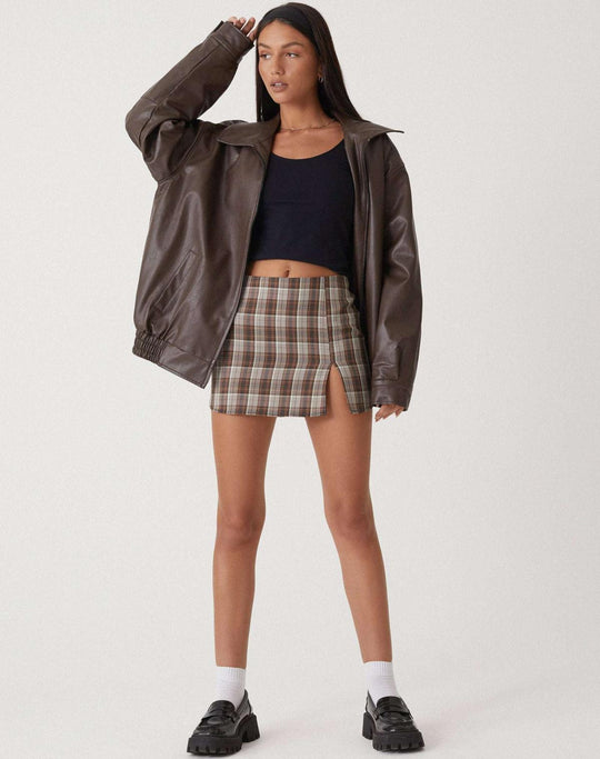Jas - Oversized Imitatieleer Luchtige Pasvorm Met Voering 3