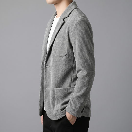 Casual Tailored Fit Jasje Heren Revers Kraag 8