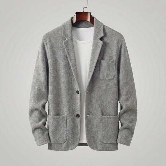 Casual Tailored Fit Jasje Heren Revers Kraag 0