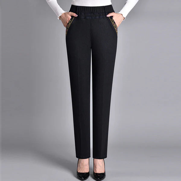Jeans Dames | Elastische Taille & Handige Zijzakken