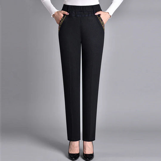 Jeans Dames | Elastische Taille & Handige Zijzakken