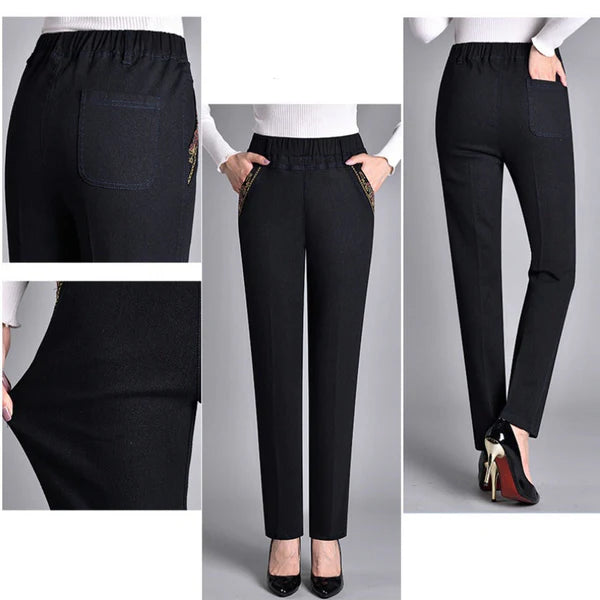 Jeans Dames | Elastische Taille & Handige Zijzakken