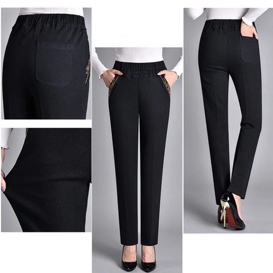 Jeans Dames | Elastische Taille & Handige Zijzakken