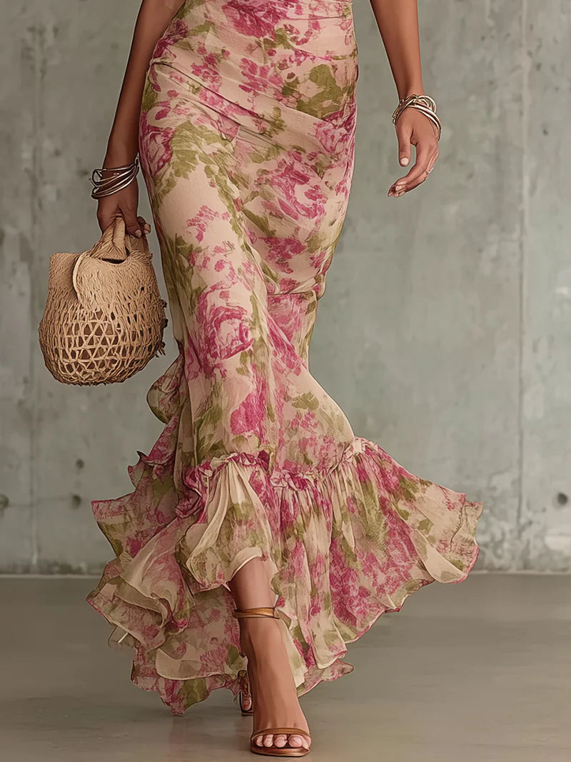 Jessika | Vintage en romantische maxi jurk 2