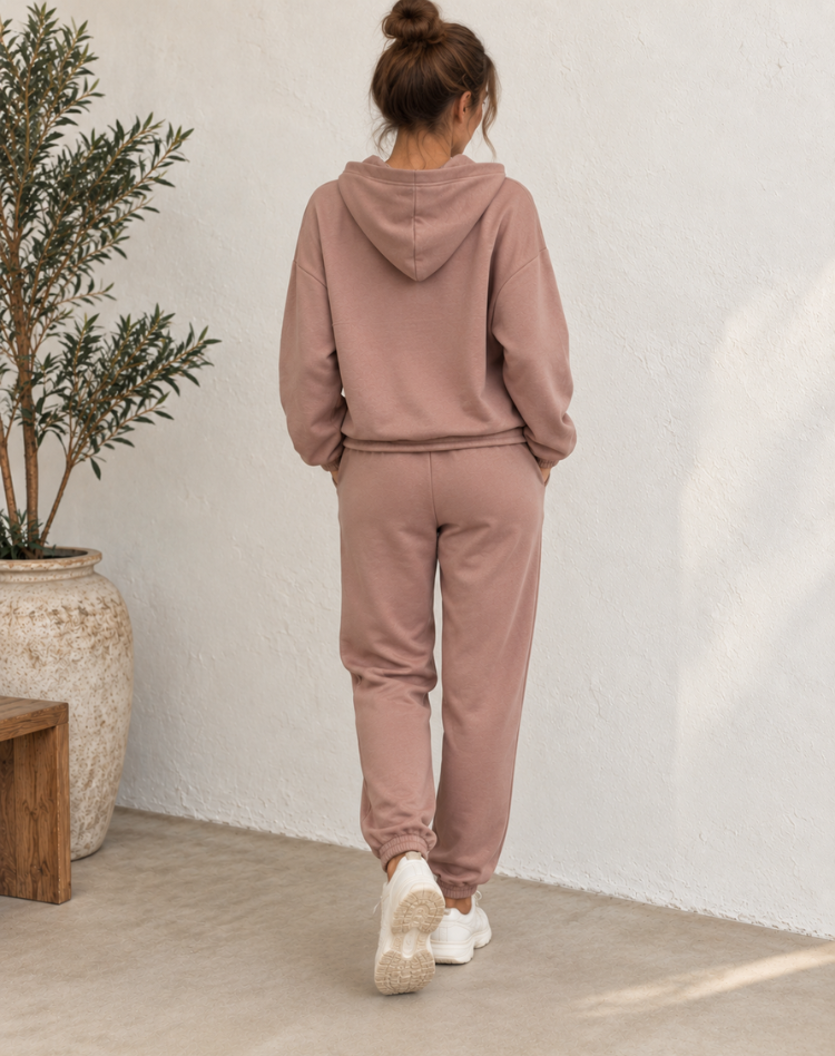 Jogginganzug Damen | Hoodie & High Waist Hose