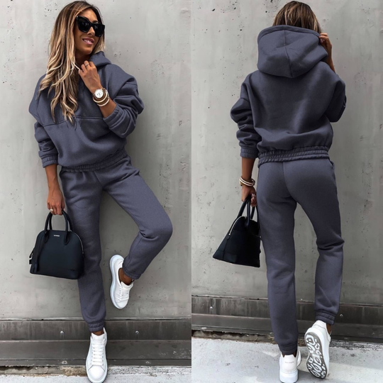 Jogginganzug Damen | Hoodie & High Waist Hose