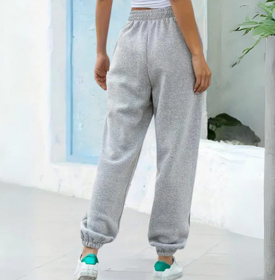 Joggingbroek Dames | Vrijetijdsbroek | Elastische taille & zakken voor moeiteloos gemak