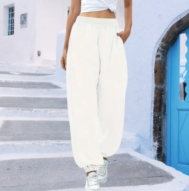 Jogginghose Damen | Freizeithose | Elastischer Bund & Taschen für Mühelosen Komfort 5