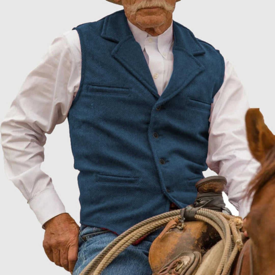 Rancher Weste Herren | Schmeichelhafte Passform & Vielseitig