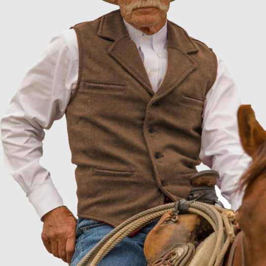 Rancher Weste Herren | Schmeichelhafte Passform & Vielseitig
