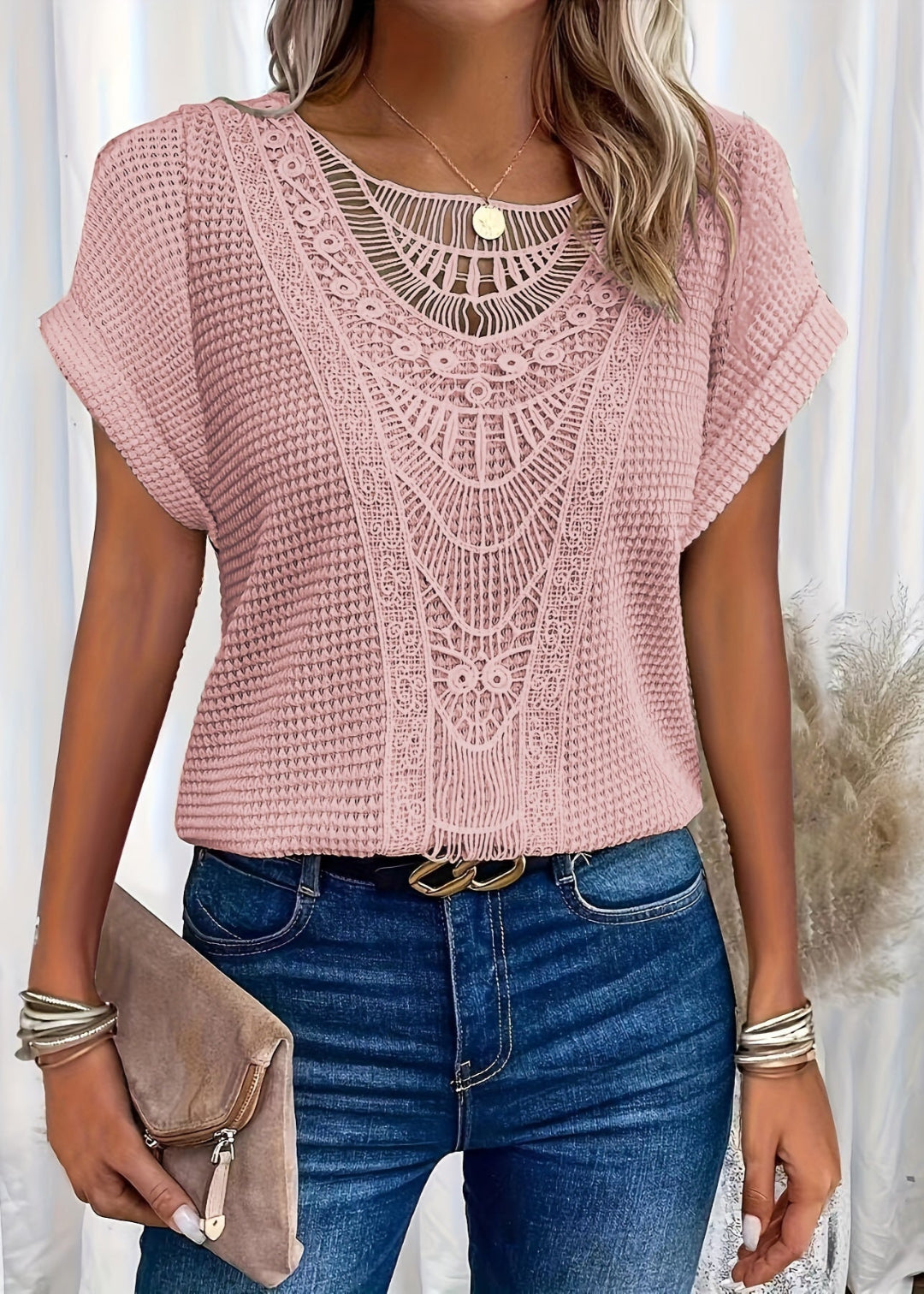 Juléa Elegant T-Shirt – Zomerstijl met Klasse en Comfort 0
