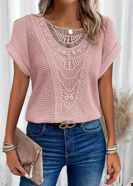 Juléa Elegant T-Shirt – Zomerstijl met Klasse en Comfort 0
