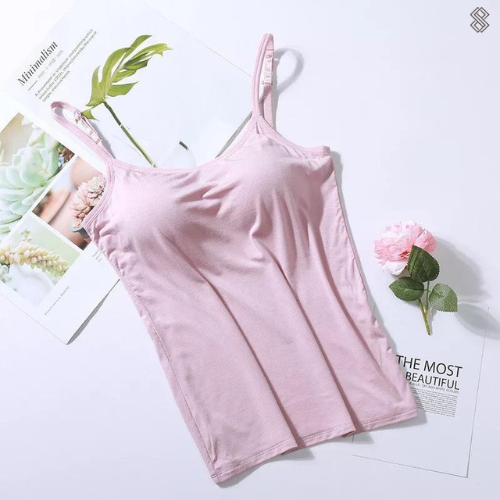 Juliane | Comfortabel tanktopje met ingebouwde bh 0