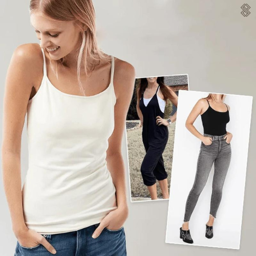 Juliane | Comfortabel tanktopje met ingebouwde bh 6
