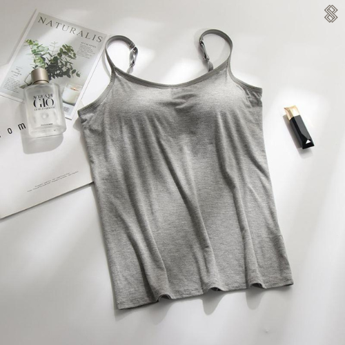 Juliane | Comfortabel tanktopje met ingebouwde bh 9