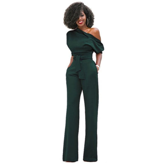 Jumpsuit Dames | One-Shoulder & Elegante Wide Leg