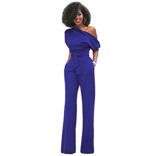 Jumpsuit Dames | One-Shoulder & Elegante Wide Leg