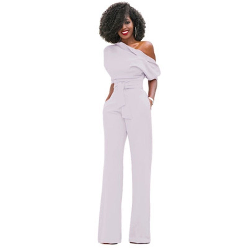 Jumpsuit Dames | One-Shoulder & Elegante Wide Leg