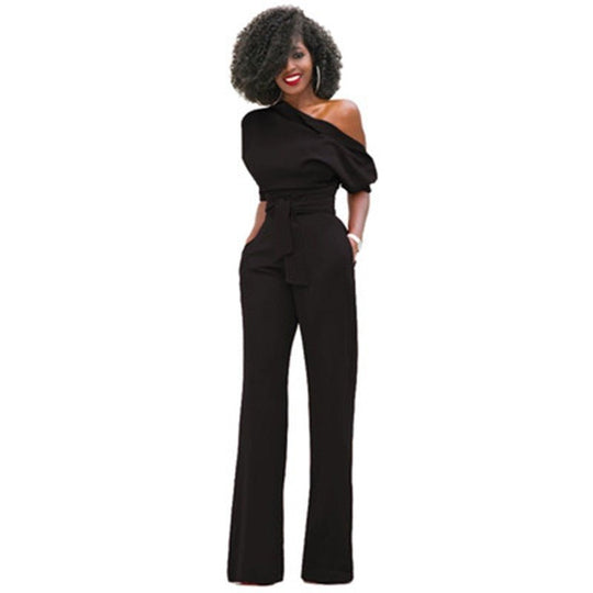 Jumpsuit Dames | One-Shoulder & Elegante Wide Leg