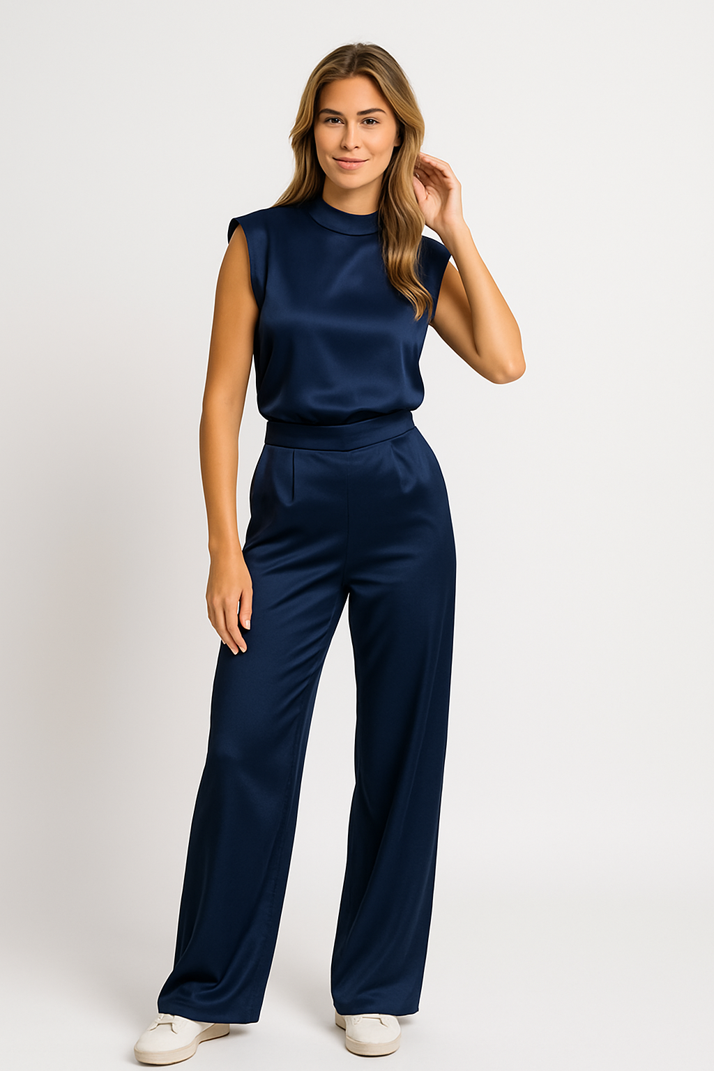 Jumpsuit Dames | Open Rug & Wijde Pijpen