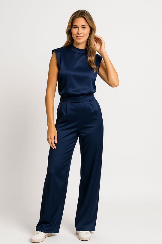 Jumpsuit Dames | Open Rug & Wijde Pijpen