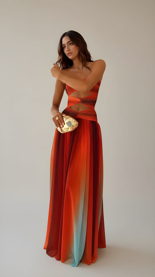 Jurk | Strapless | Maxi Lengte | Cut-Out Design 1