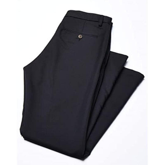 Herren Anzughose Elastisch Bügelfrei High Waist Stretch 14