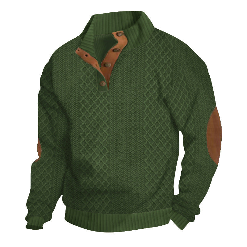 Kabeltrui Heren | Knoopsluiting Kraag & Verzorgde Look