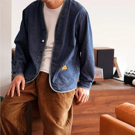 Kaizen - De klassieke indigo denim jas 0