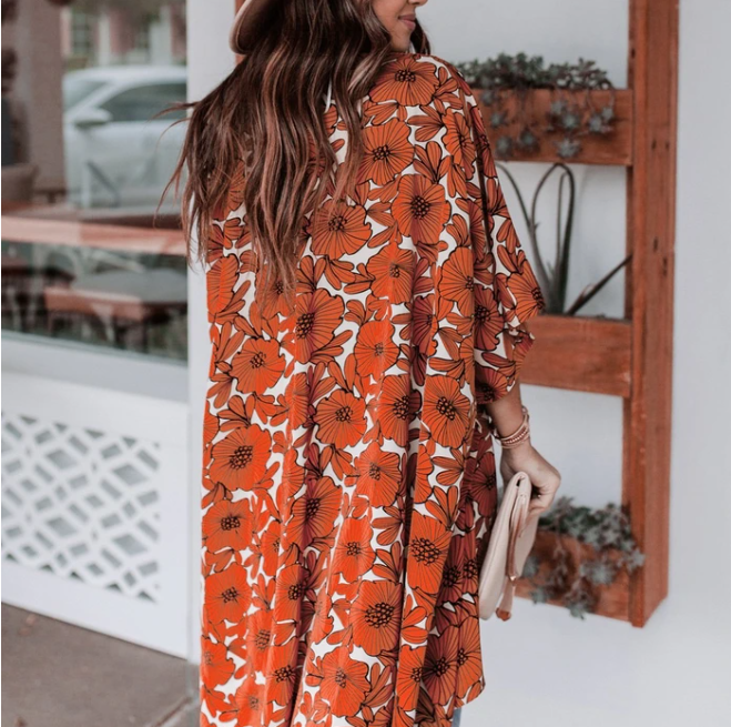 Katoenmix Kimono Cardigan – Lange Vorm & Losse Snit 2