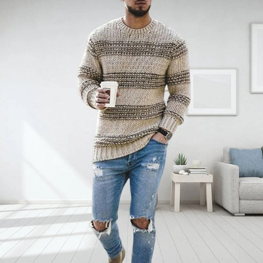 Herren Strickpullover Regular Fit Pullover Herbst Winter 1