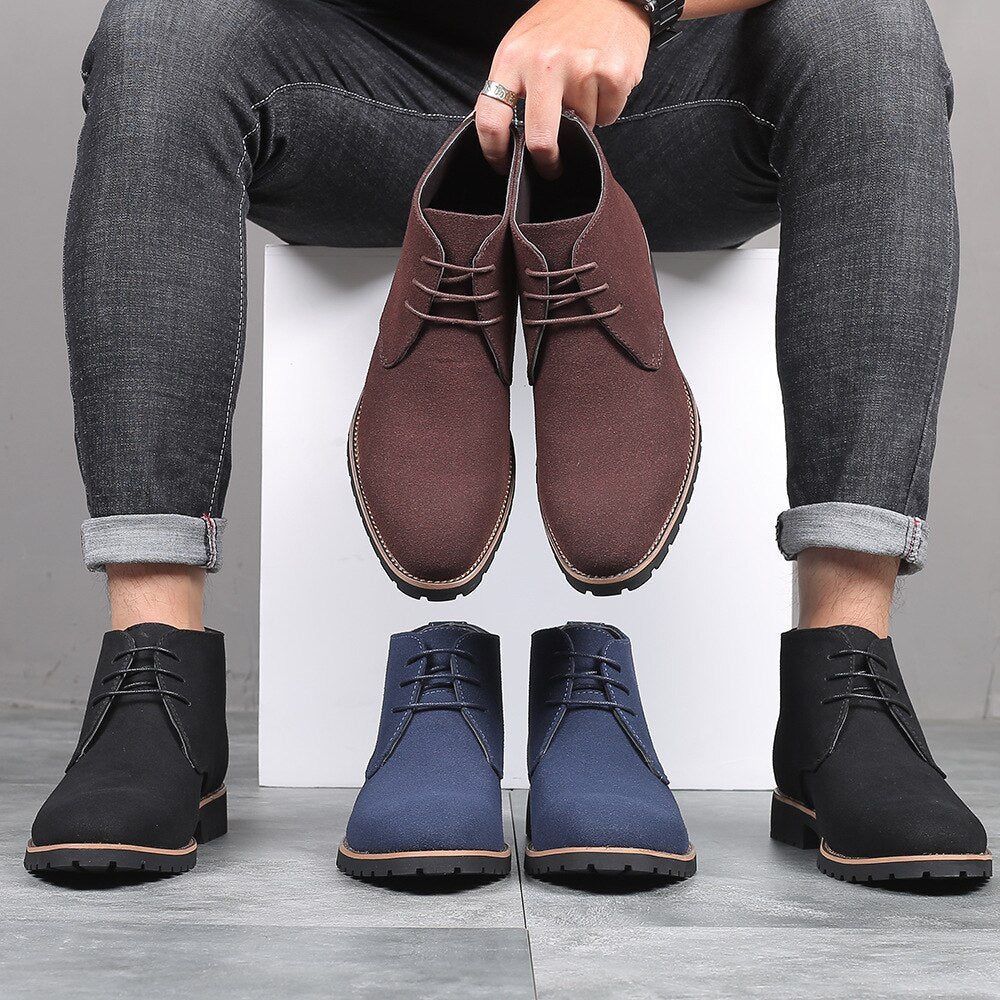 Klassieke Schoenen Heren | Leren Enkellaarzen