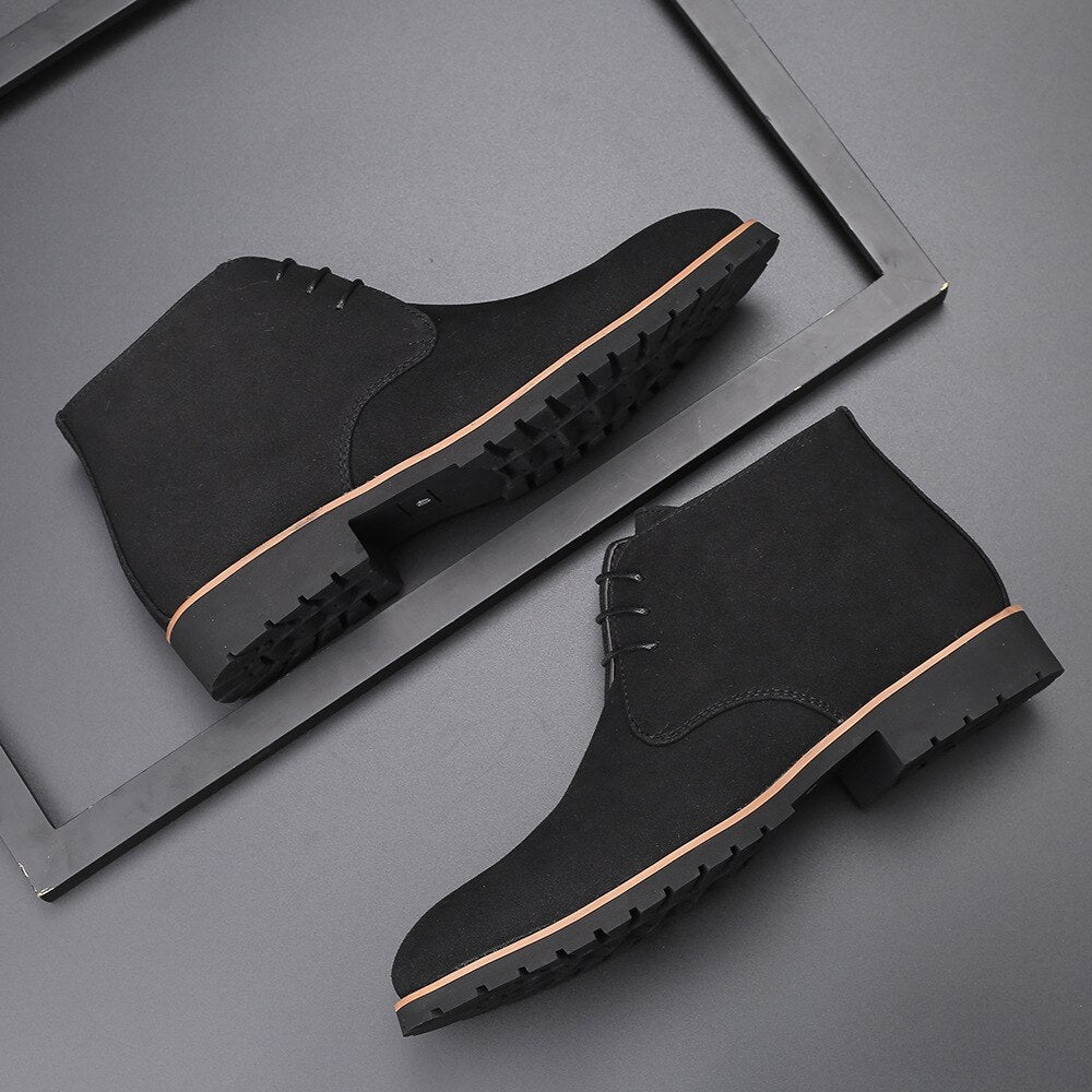 Klassieke Schoenen Heren | Leren Enkellaarzen