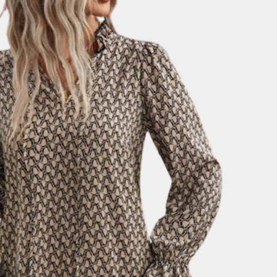 Klassisches und Elegantes Damenkleid mit Langen Ärmeln für Jede Jahreszeit - Julia