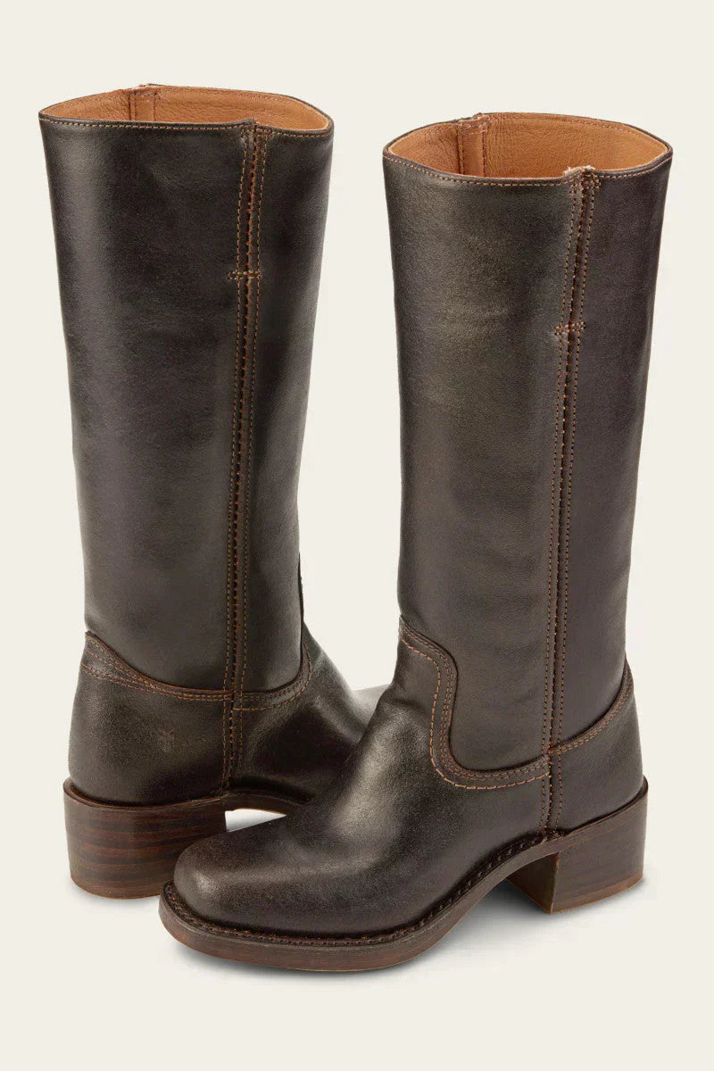 Knielaarzen Dames | Blokhak & Slank Silhouet 4