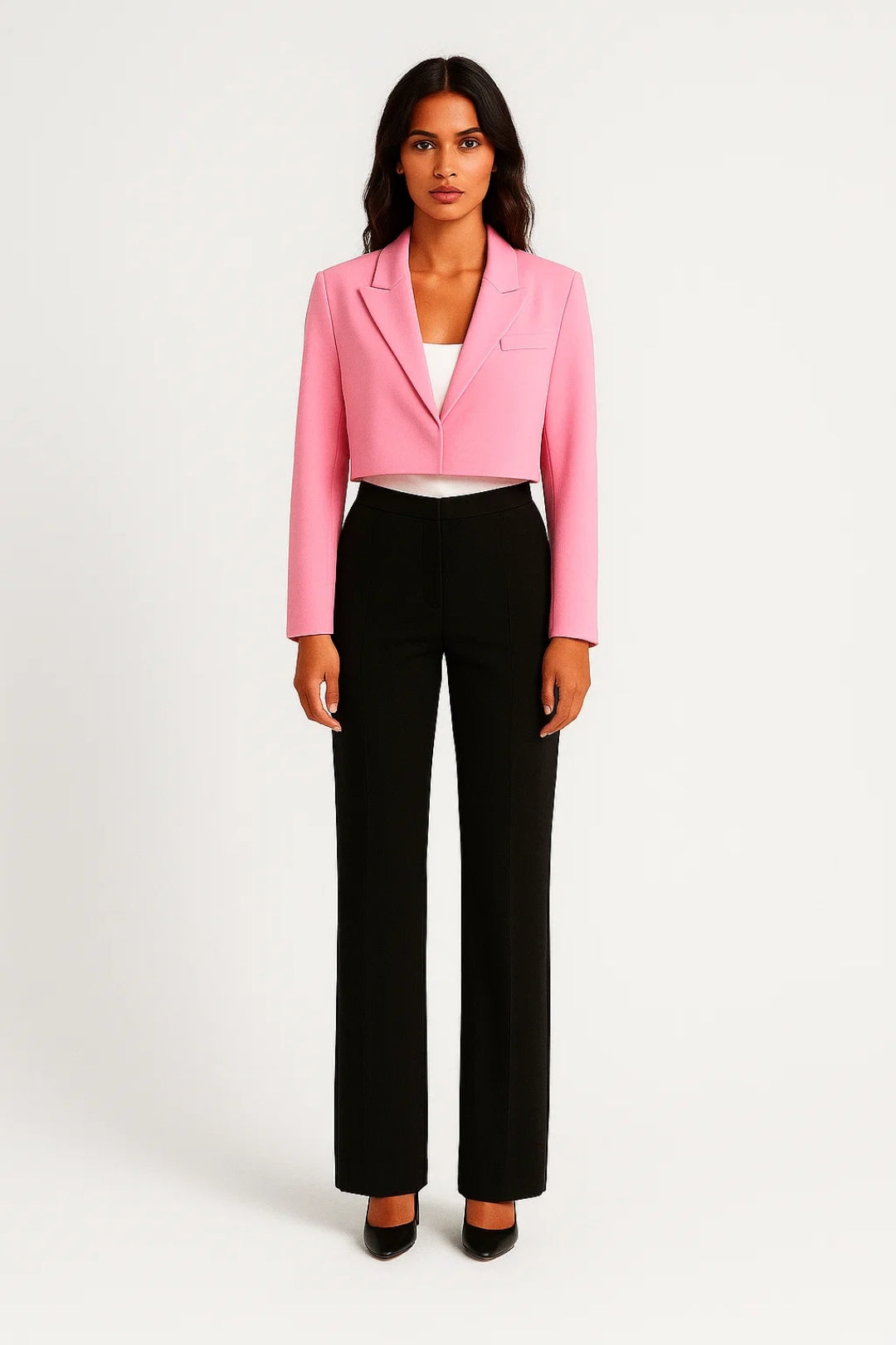 Korte Blazer Dames | Cropped Pasvorm & Reverskraag