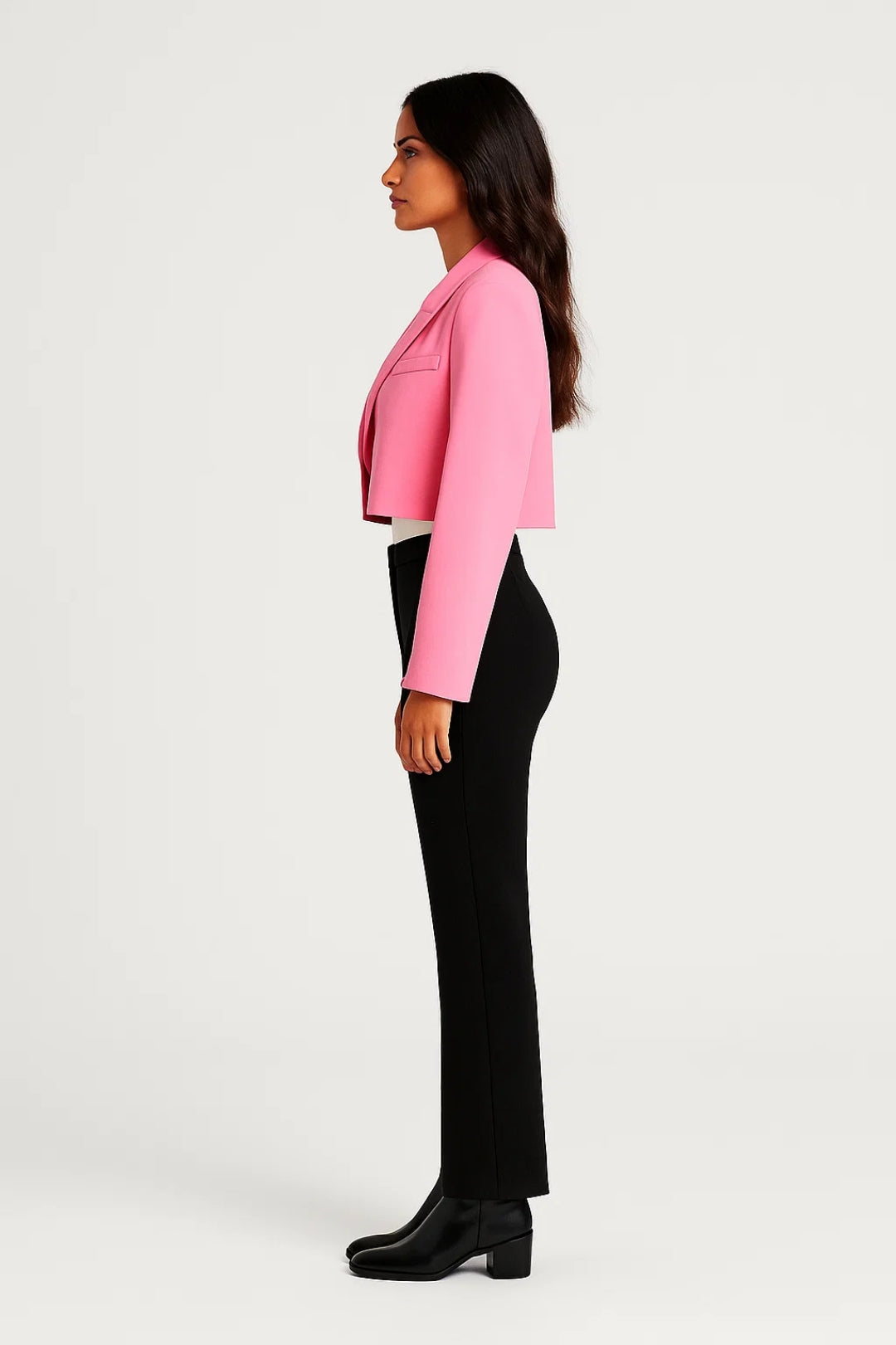 Korte Blazer Dames | Cropped Pasvorm & Reverskraag
