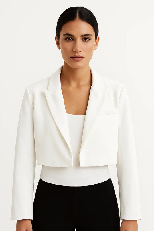 Korte Blazer Dames | Cropped Pasvorm & Reverskraag
