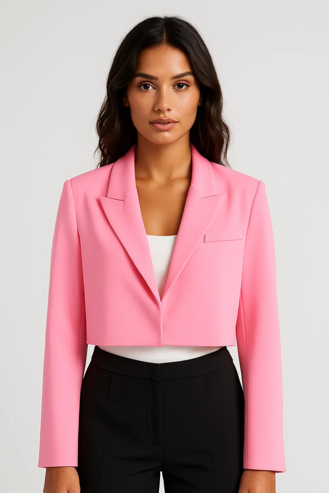 Korte Blazer Dames | Cropped Pasvorm & Reverskraag