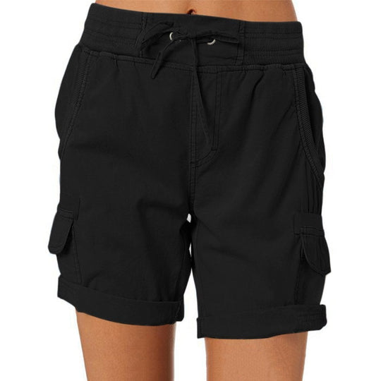 Korte Broek Dames | Hoge Taille & Cargo Zakken voor Dagelijks Comfort