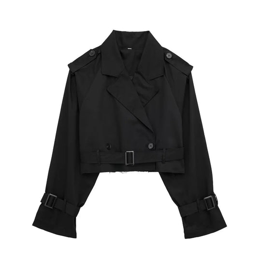 Korte trenchcoat Dames | Ceintuur & Tijdloze Look