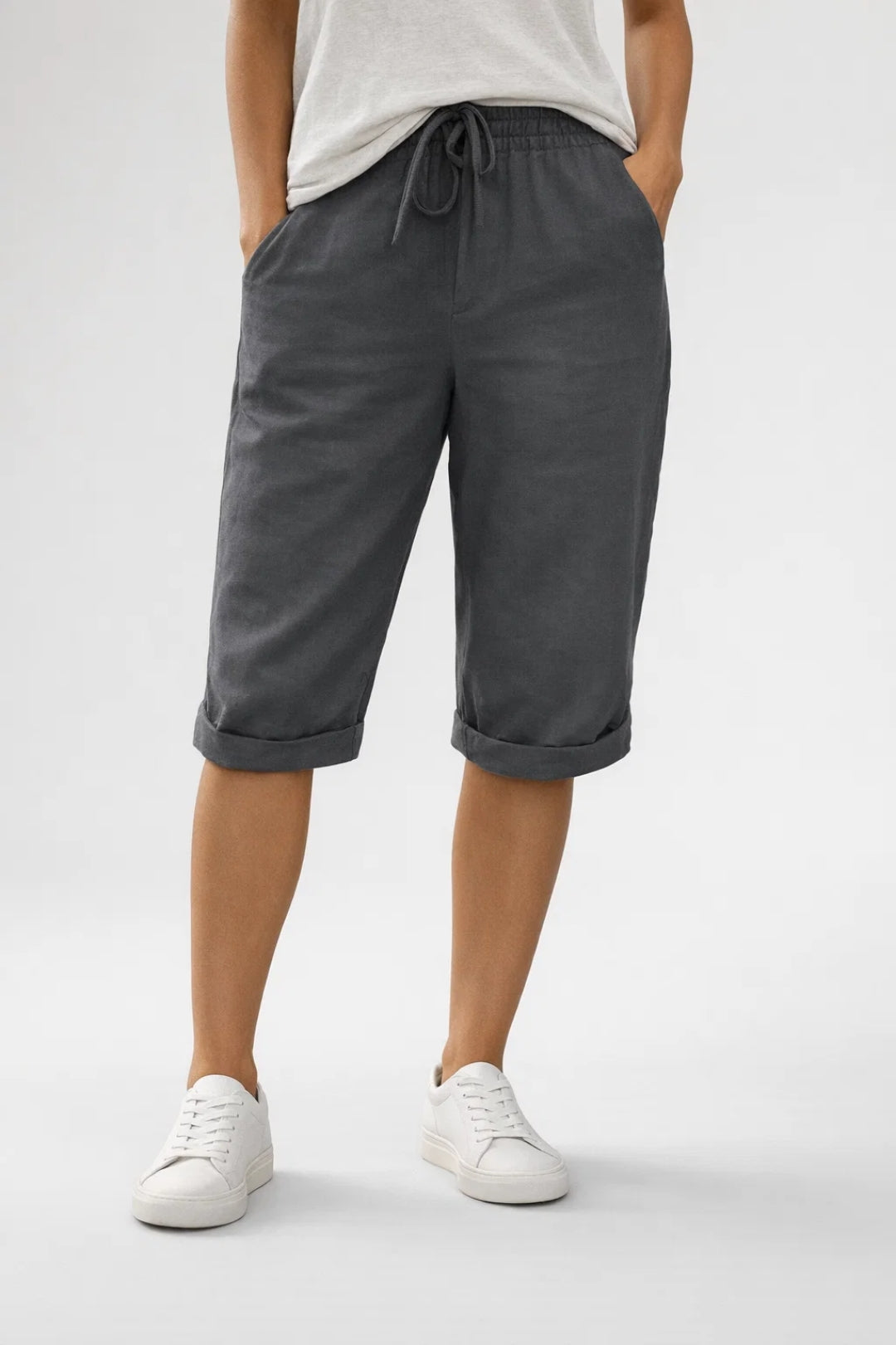 Korte Broek Dames - Wijde Pasvorm met Elastische Taille | Zomer 4