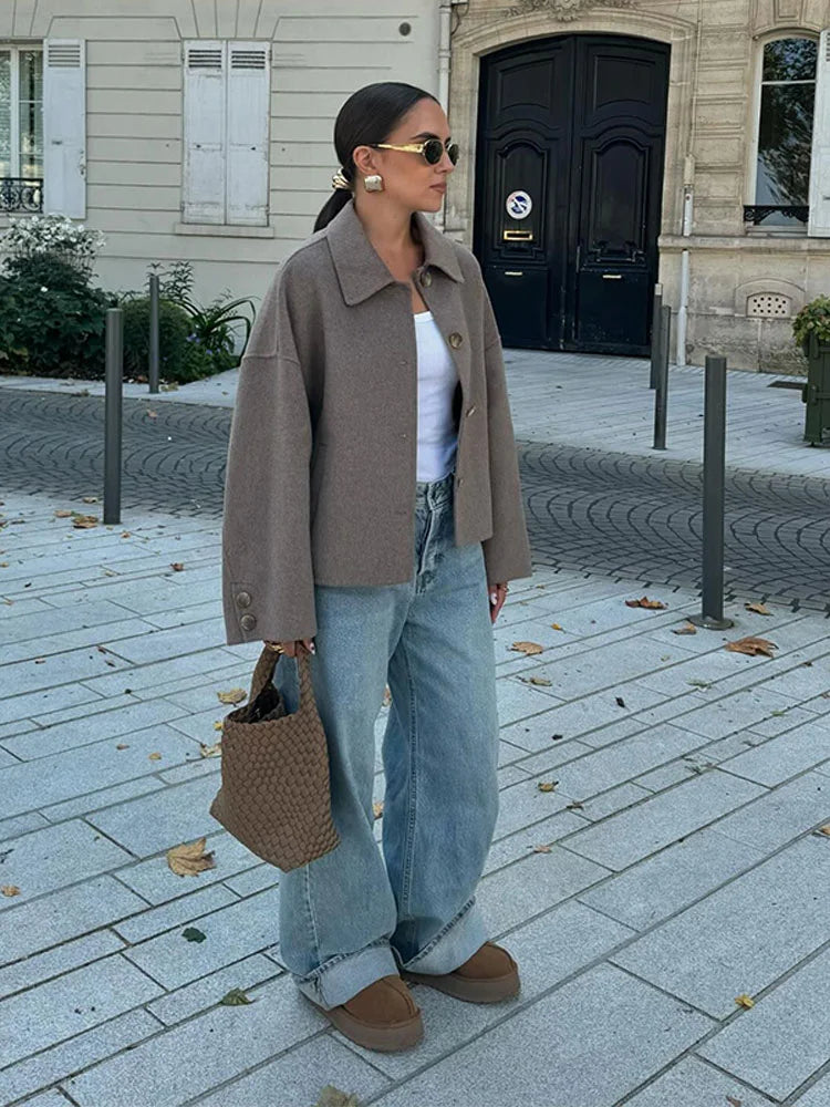 Kurze Jacke Damen | Oversized-Silhouette & Warmer Komfort 2
