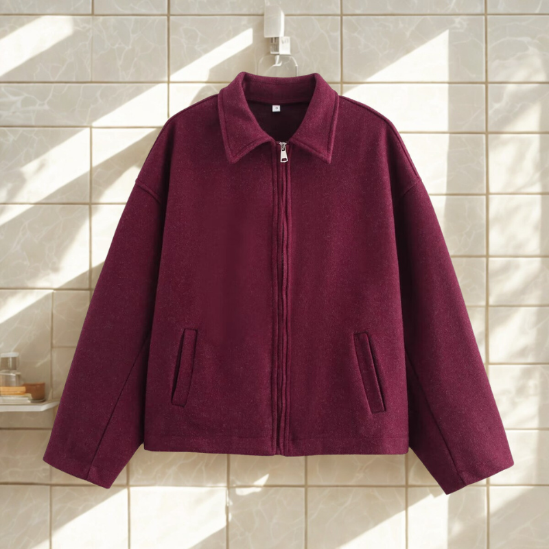 Kurzjacke Damen | Boxy Fit & Spitzer Kragen