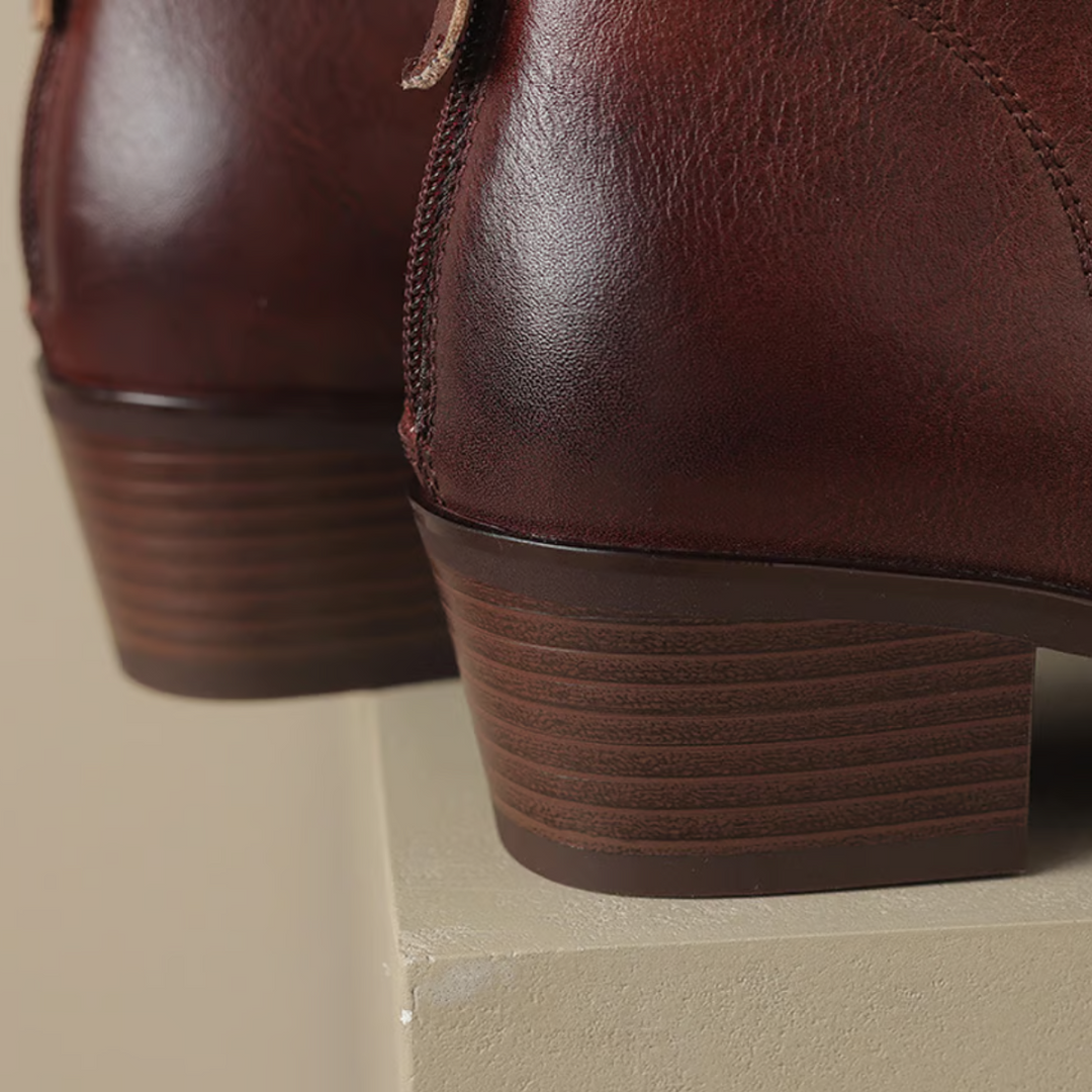 Stiefeletten Damen | Blockabsatz & Rutschfeste Sohle 8