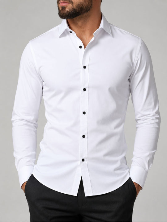 Langarm-Polo Herren | Klassischer Kragen & Gepflegter Slim Fit