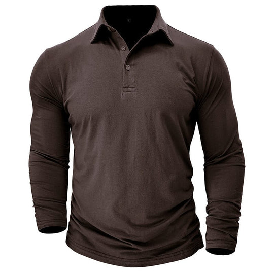 Langarm-Poloshirt Herren | Muscle Fit & Figurbetont
