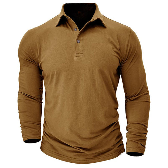 Langarm-Poloshirt Herren | Muscle Fit & Figurbetont
